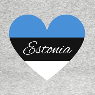 Estonia Heart Flag T-Shirt